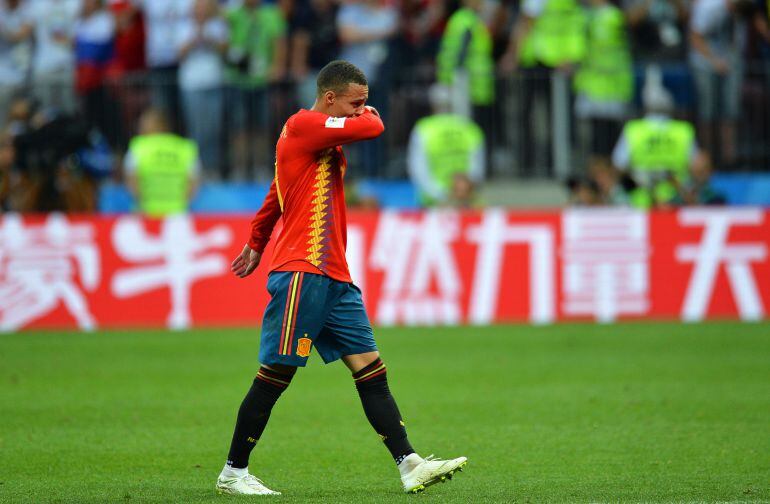 Rodrigo, durante un partido del Mundial