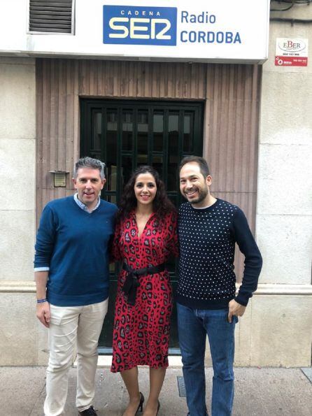 Raúl Diego, Patricia Huertas y Jacinto Molero.