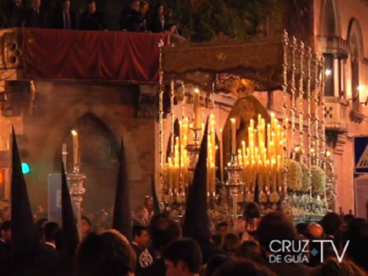 Palio de la Virgen del Socorro en la calle Orfila