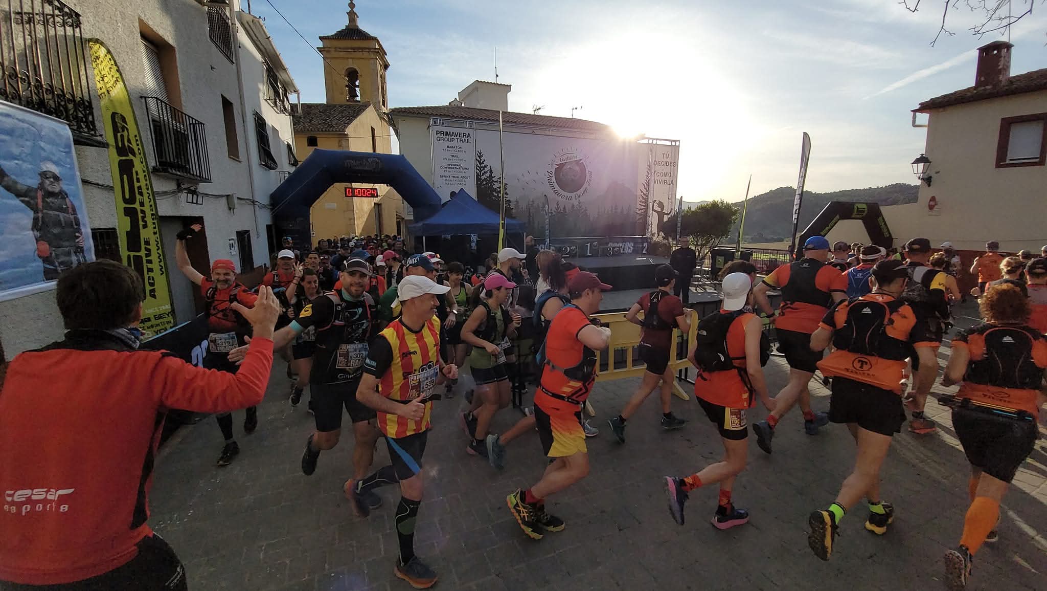 Imagen de la edición pasada del Trail Invernal Confrides - Aitana