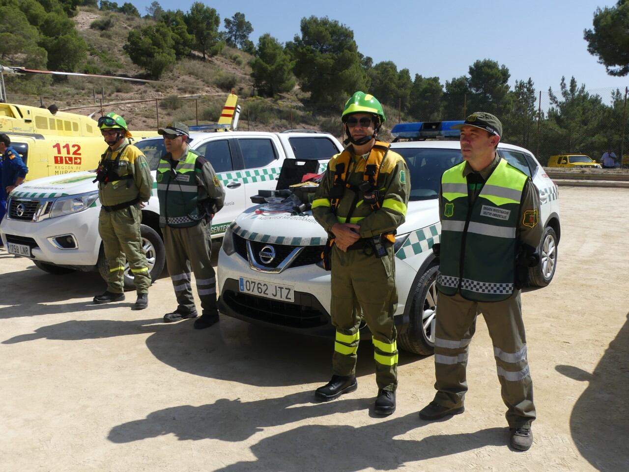 Reforzarán en El Valle el dispositivo contraincendios por la Romería de la Fuensanta en Murcia.