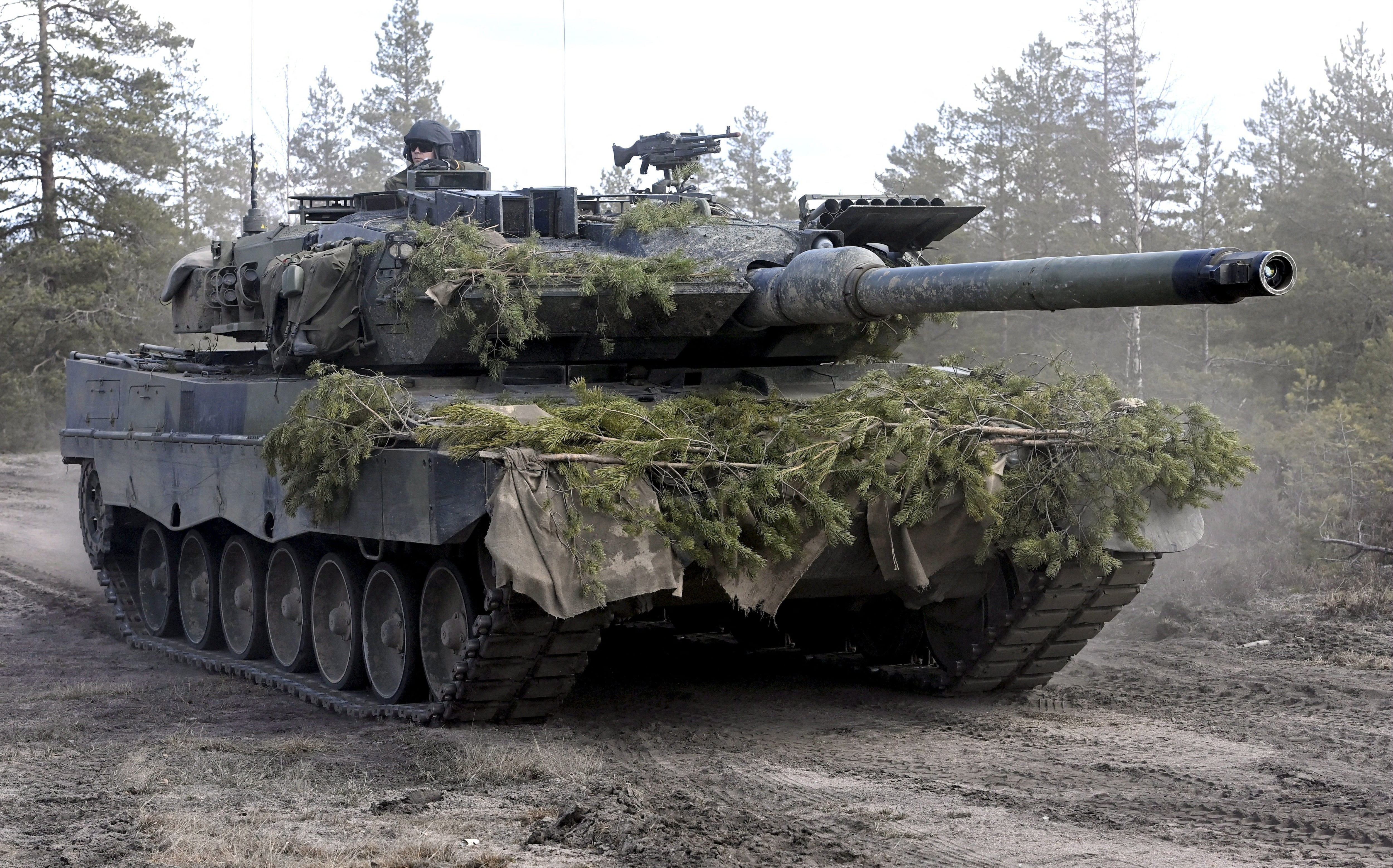 Imagen de archivo de un tanque Leopard