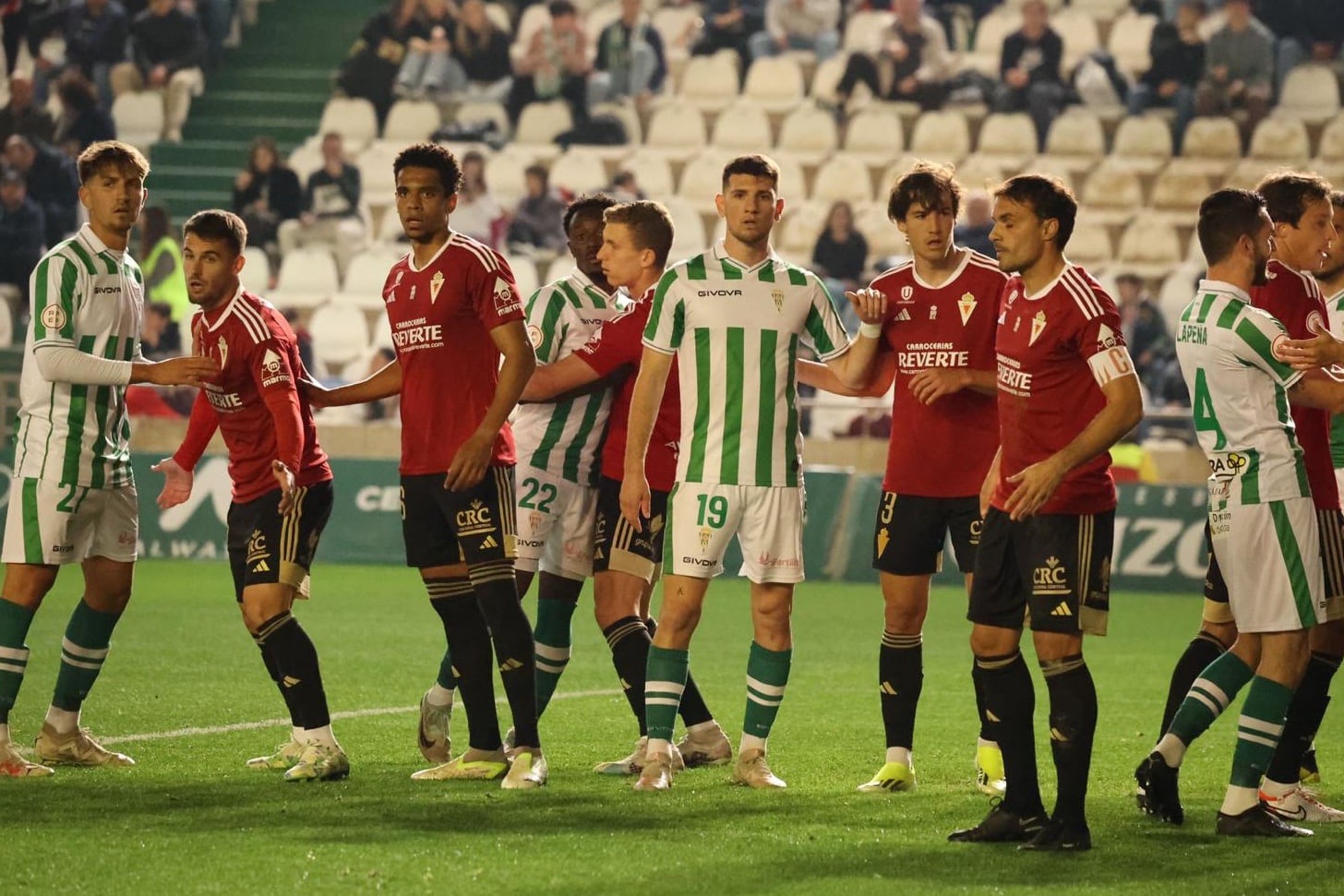 Momento del Córdoba-Real Murcia