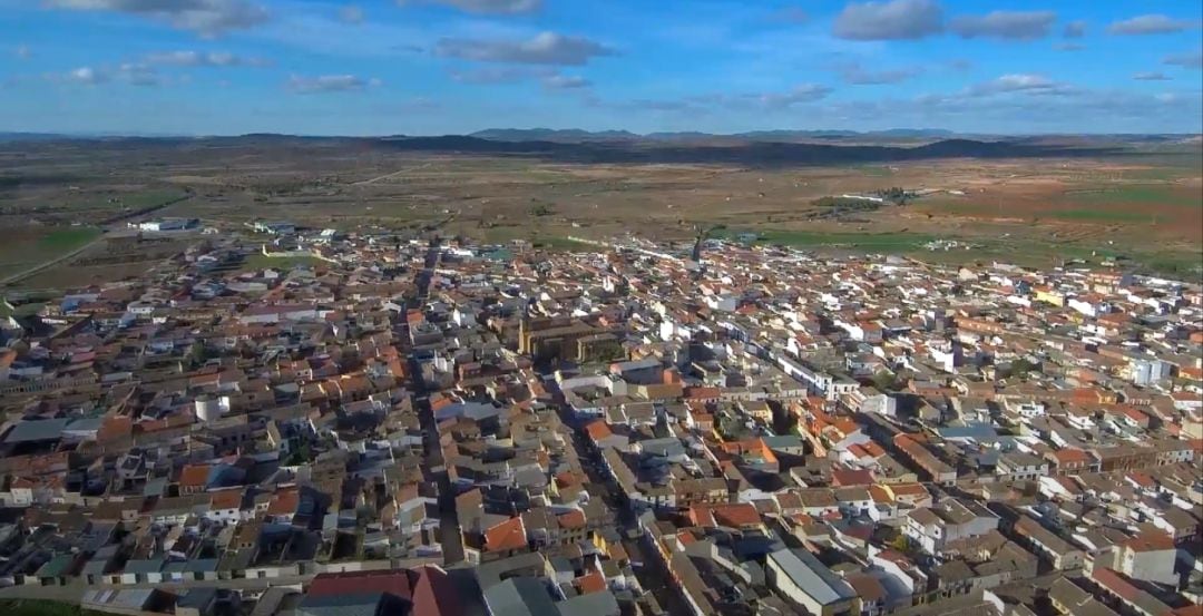 Imagen aérea de la localidad ciudadrealeña de Torrenueva (Ciudad Real)