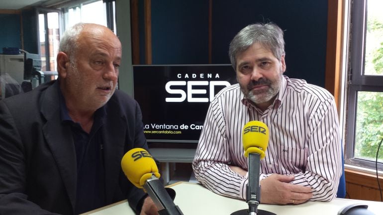 Javier Gómez Acebo y Fernando Collado tertulianos de la Ventana de Cantabria 