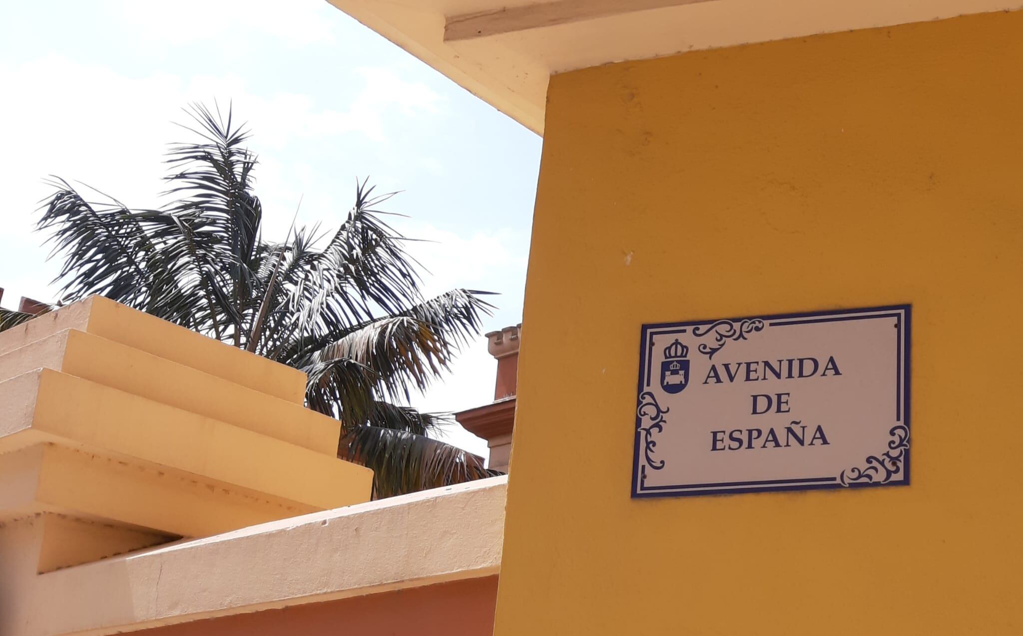 Placa de la Avenida de España