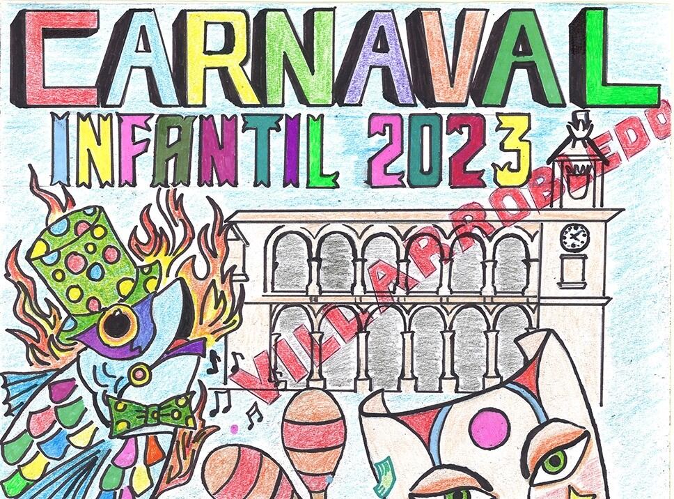 Cartel del carnaval infantil