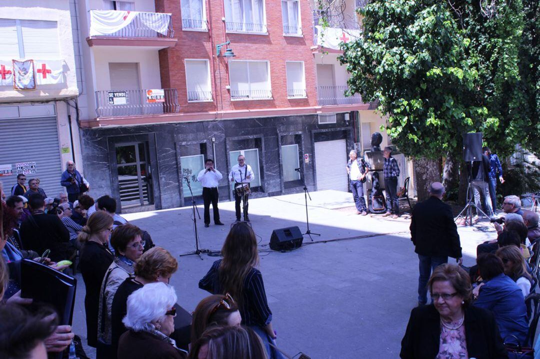 Imagen de la edición del año pasado del homenaje con la actuación de Hiroshi Fujii y Lluis Torró