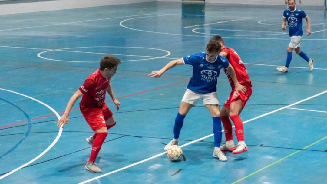 Joselu durante un partido en el Ruíz Mateos