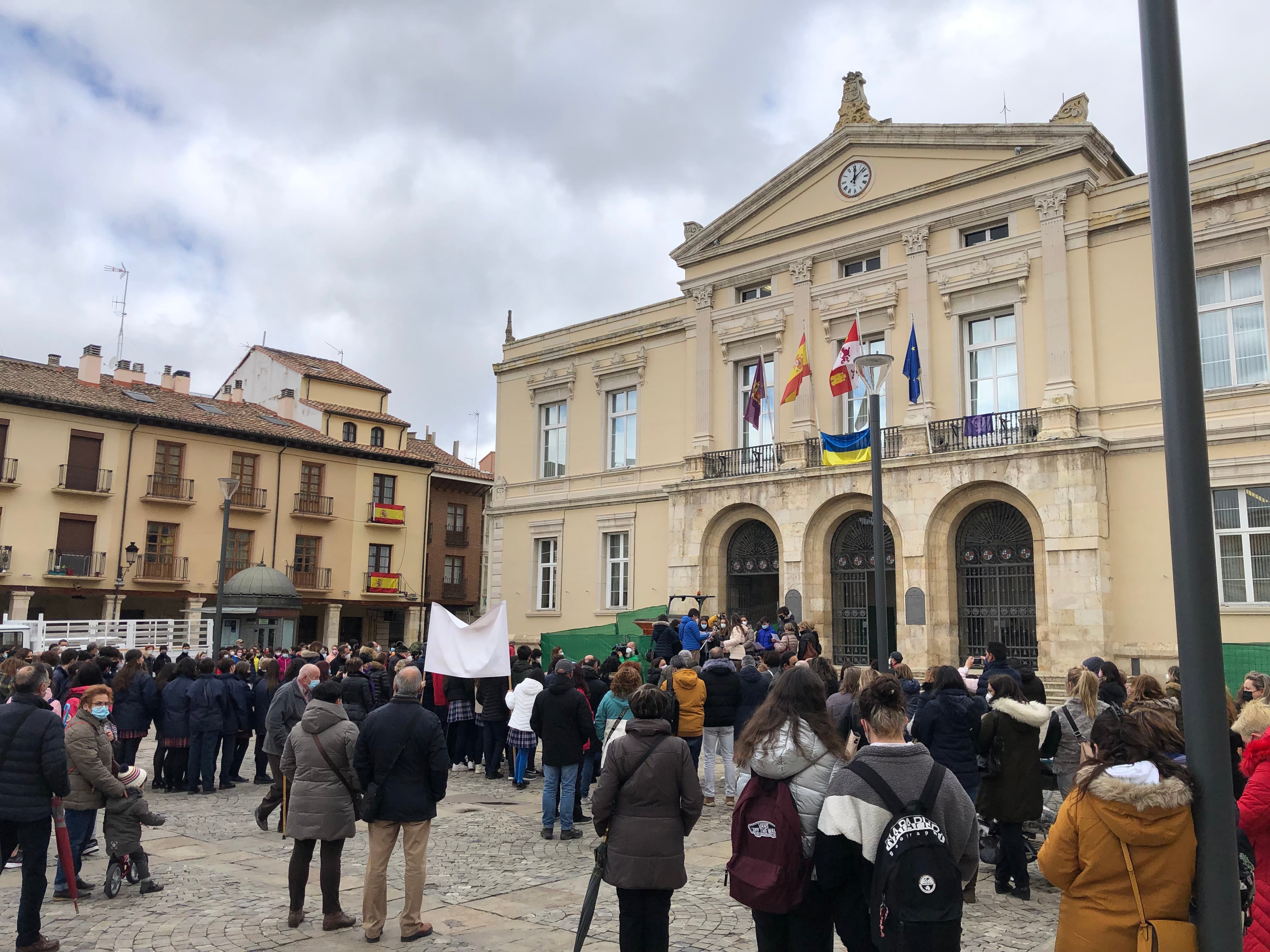 Acto del Ayuntamiento de Palencia con motivo del Día de la Mujer