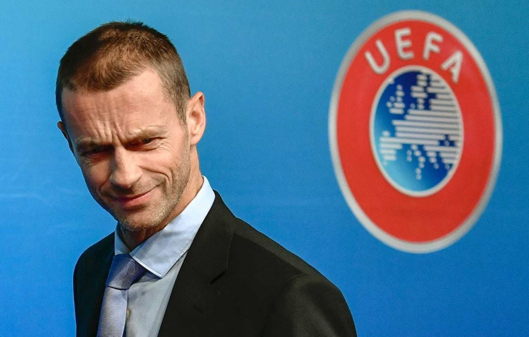 El presidente de la UEFA Aleksander Ceferin.