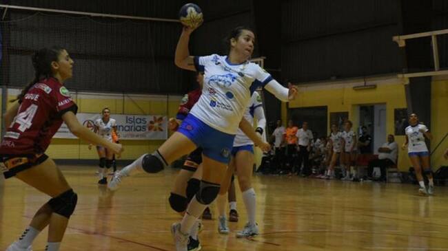 La jugadora del Salud Tenerife en un encuentro reciente