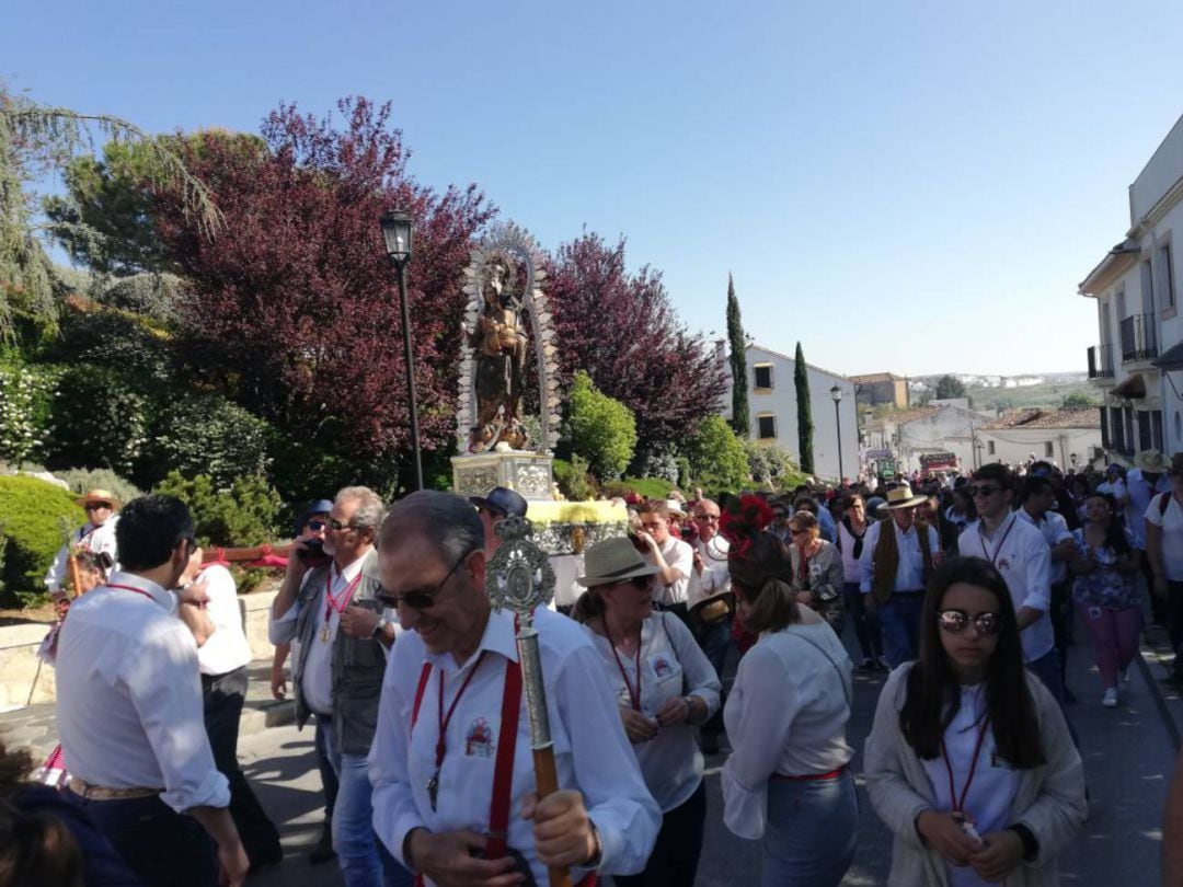 Romería de la Virgen de la Cabeza el pasado año 2019