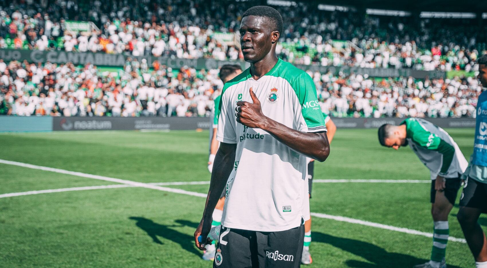 Maguette, tras la victoria contra el Deportivo de La Coruña.