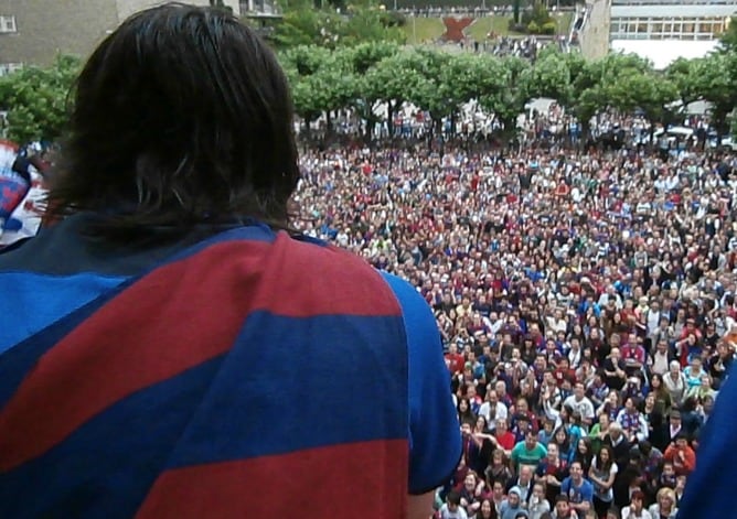 Eibar volverá a vivir un recibimiento en el Ayuntamiento como el del ascenso a Segunda del año pasado.