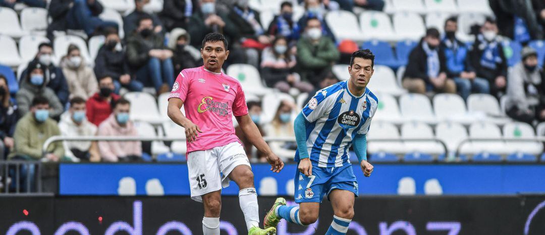 Miku, autor del gol del Deportivo