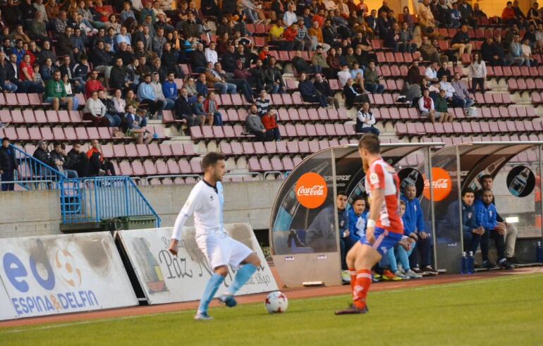 Imagen del partido que enfrentó al Compostela y al Arosa en la primera vuelta