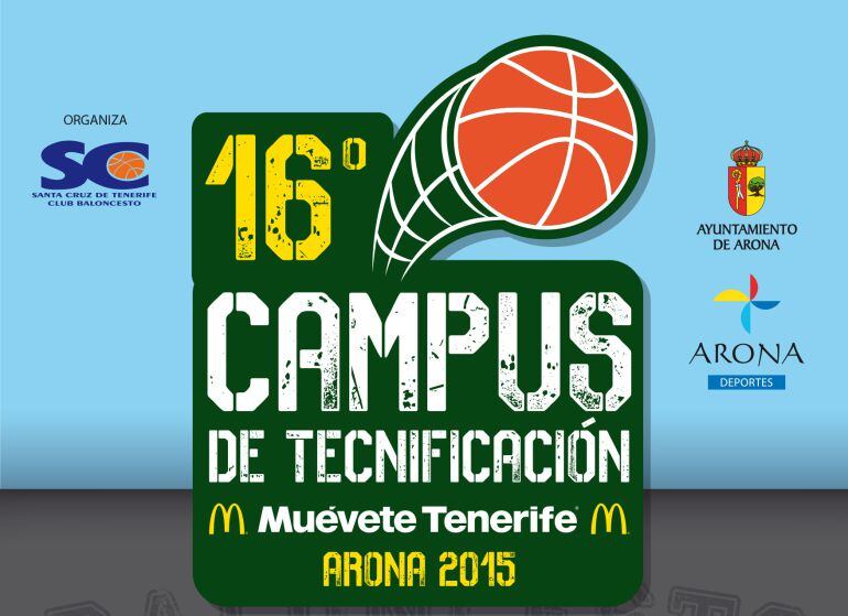 Cartel del campus que organiza el CB Santa Cruz