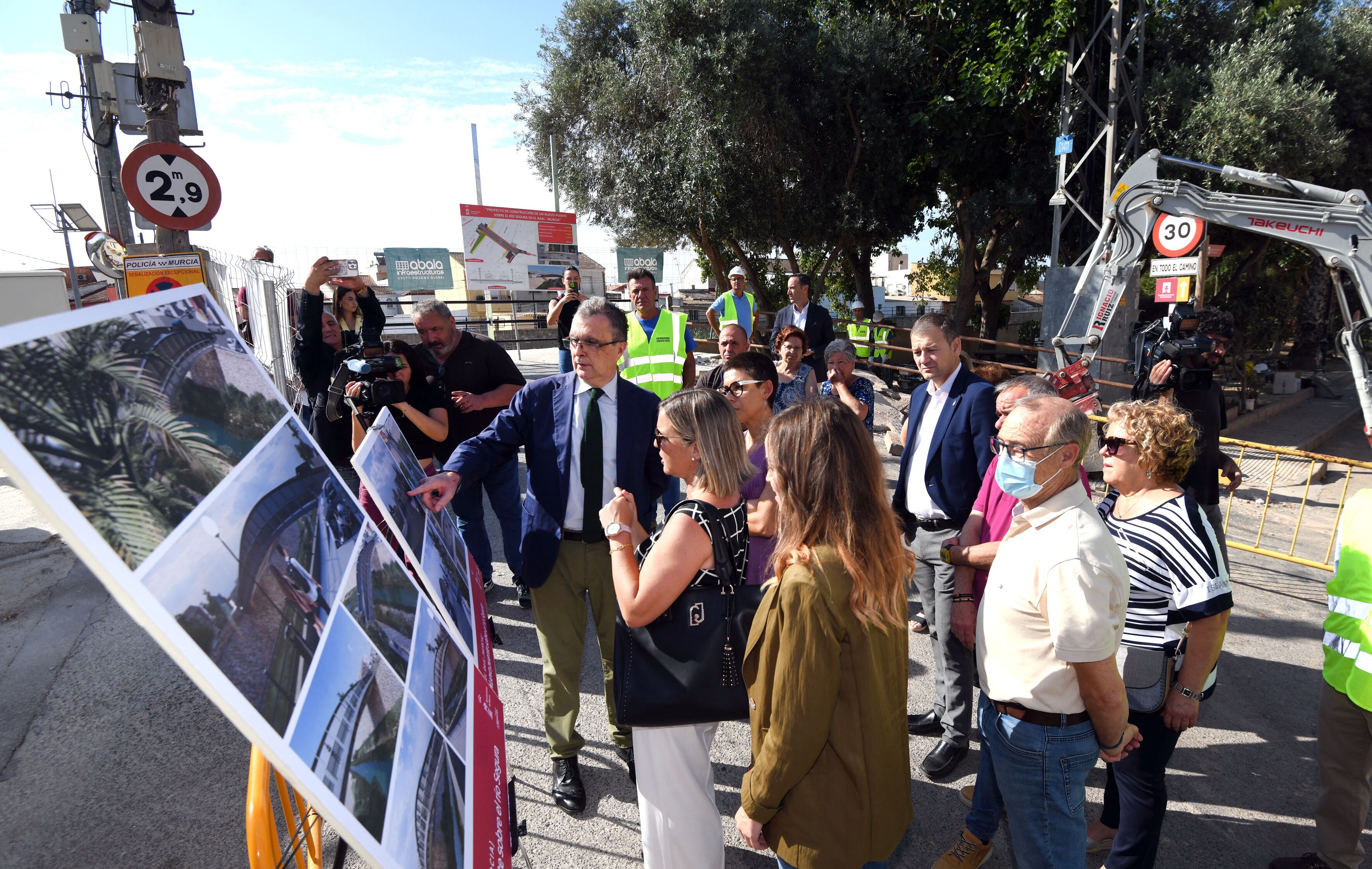 Comienzan las obras de construcción del puente de El Raal