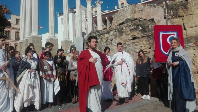 Alumnado del bachiller de Artes del IES Luis de Góngora.