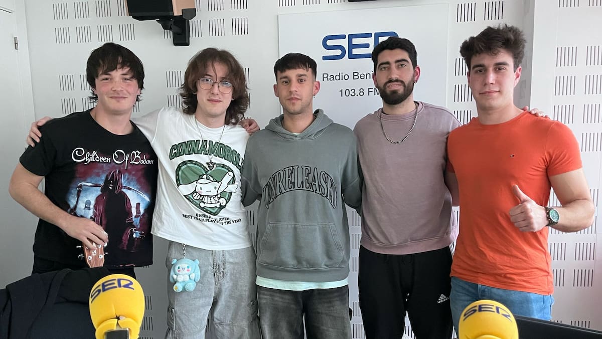 CRIMSØN estrena sus primeras canciones en Radio Benidorm