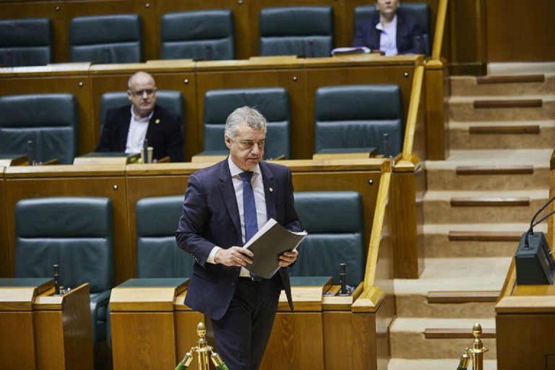 El lehendakari Urkullu en el Parlamento