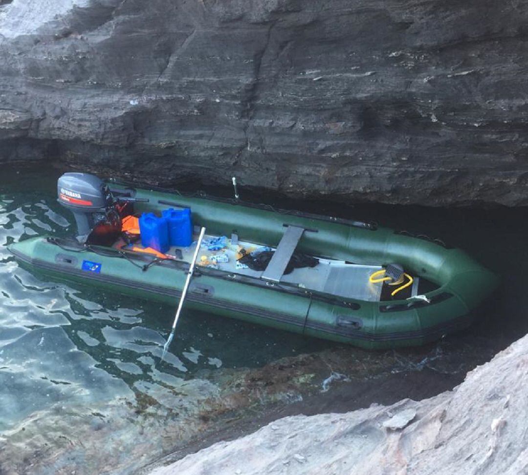 Imagen de archivo de una patera