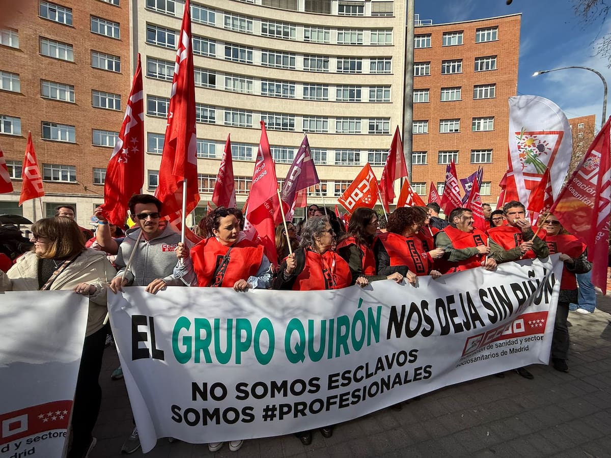 "Quirón, te deja sin riñón": trabajadores del gigante sanitario denuncian sus condiciones laborales