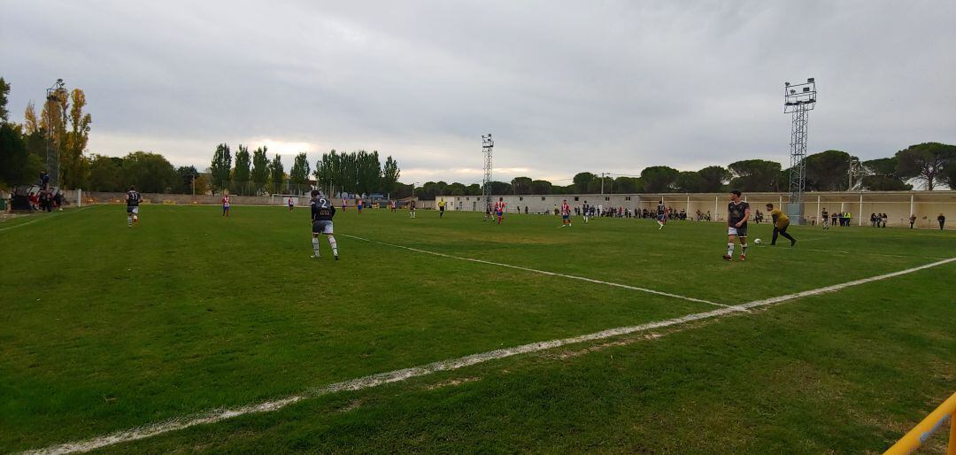 Imagen del partido del Aficionado ante la Medinense
