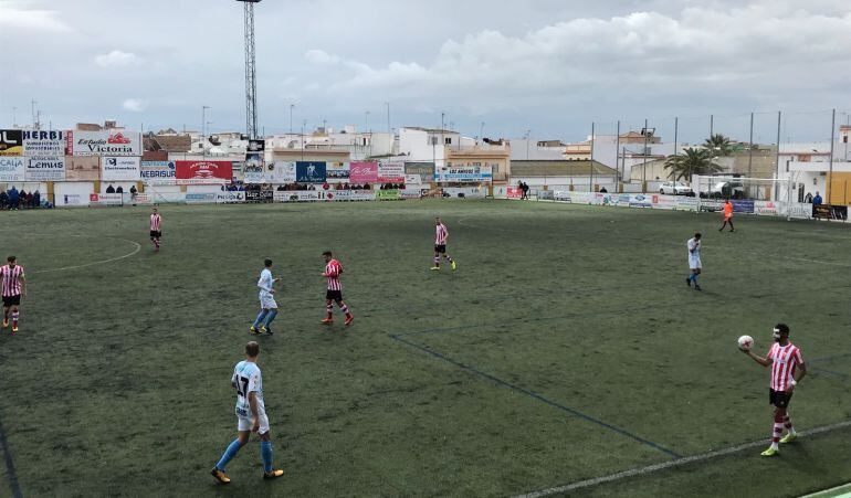 Un momento del partido.