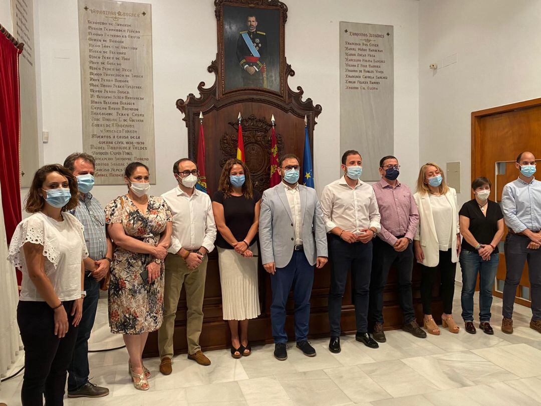 PSOE y C&#039;s reafirman el acuerdo que les llevó al gobierno de Lorca hace un año, sin cerrar la puerta a IU