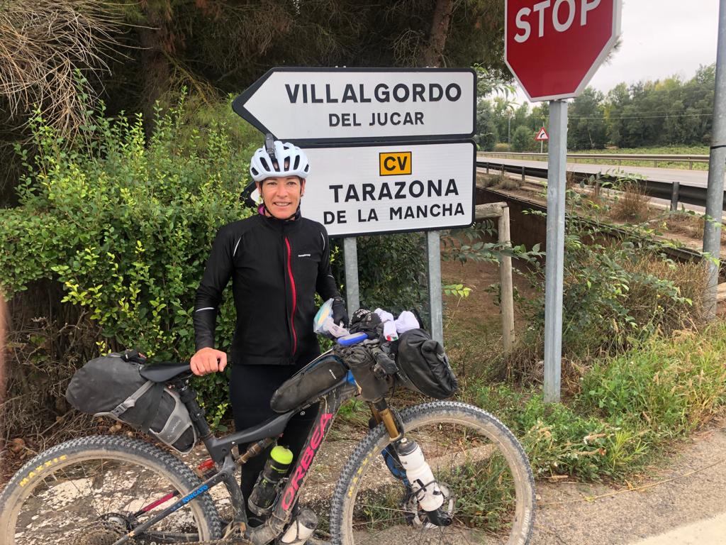 Yolanda Magallón en una de sus últimas gestas, la Iberica Traversa