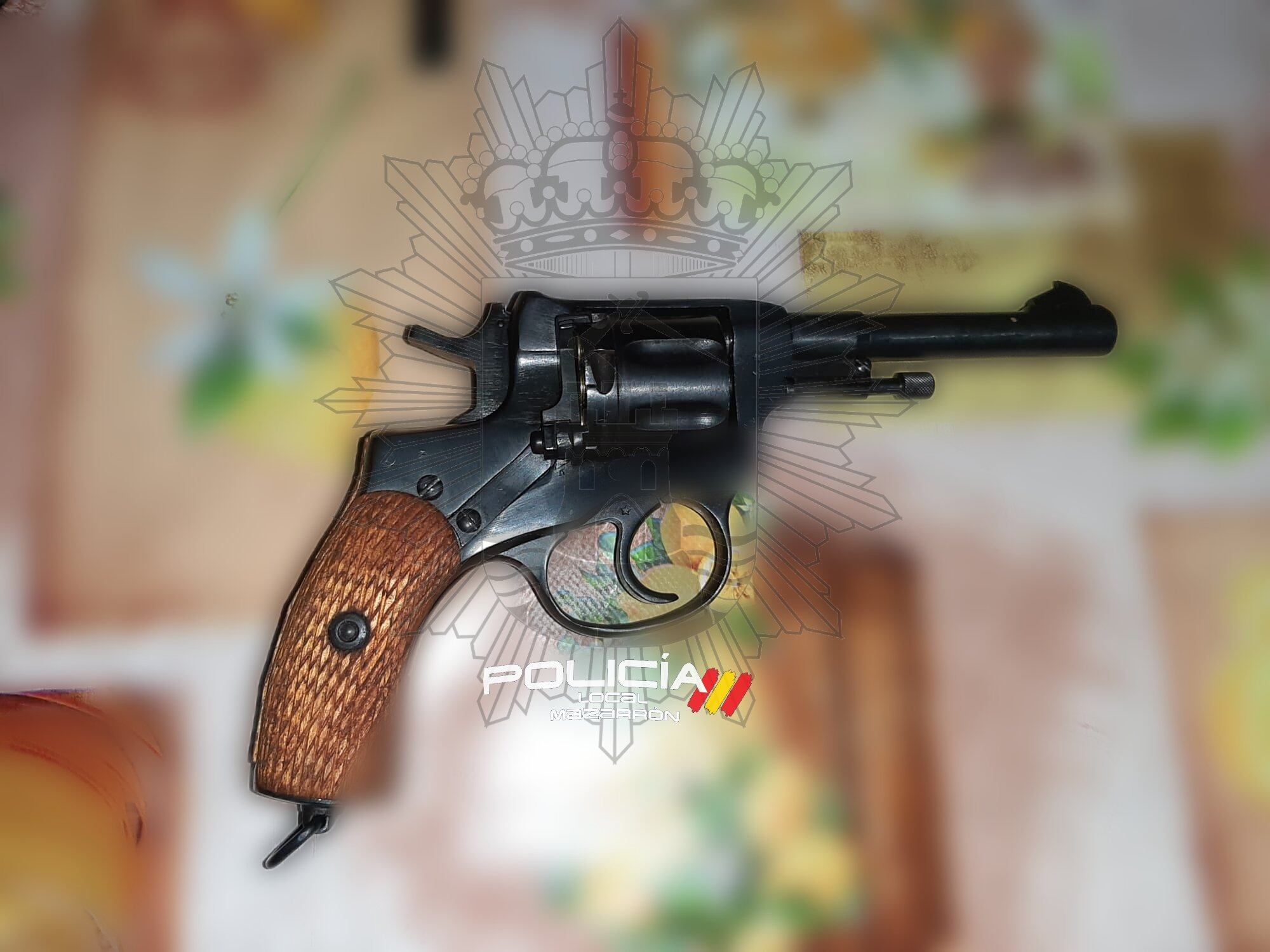 Arma incautada por la Policía Local de Mazarrón