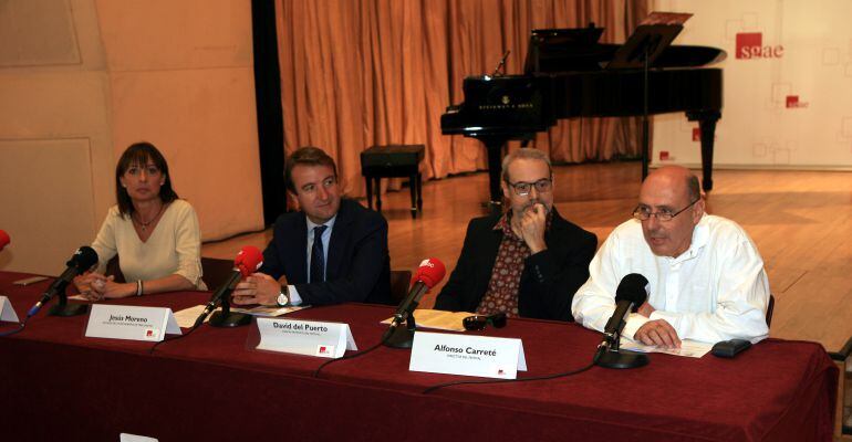 Presentación en la SGAE del Festival Internacional de Música Contemporánea de Tres Cantos