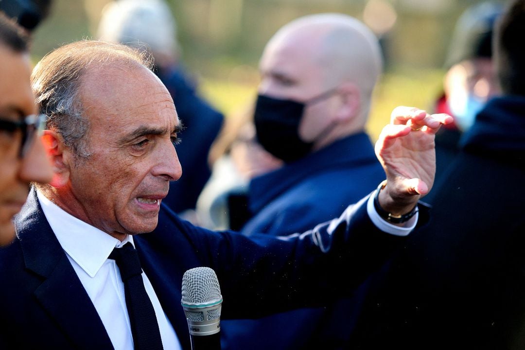 Éric Zemmour, ultraderechista francés, en un acto el pasado sábado.