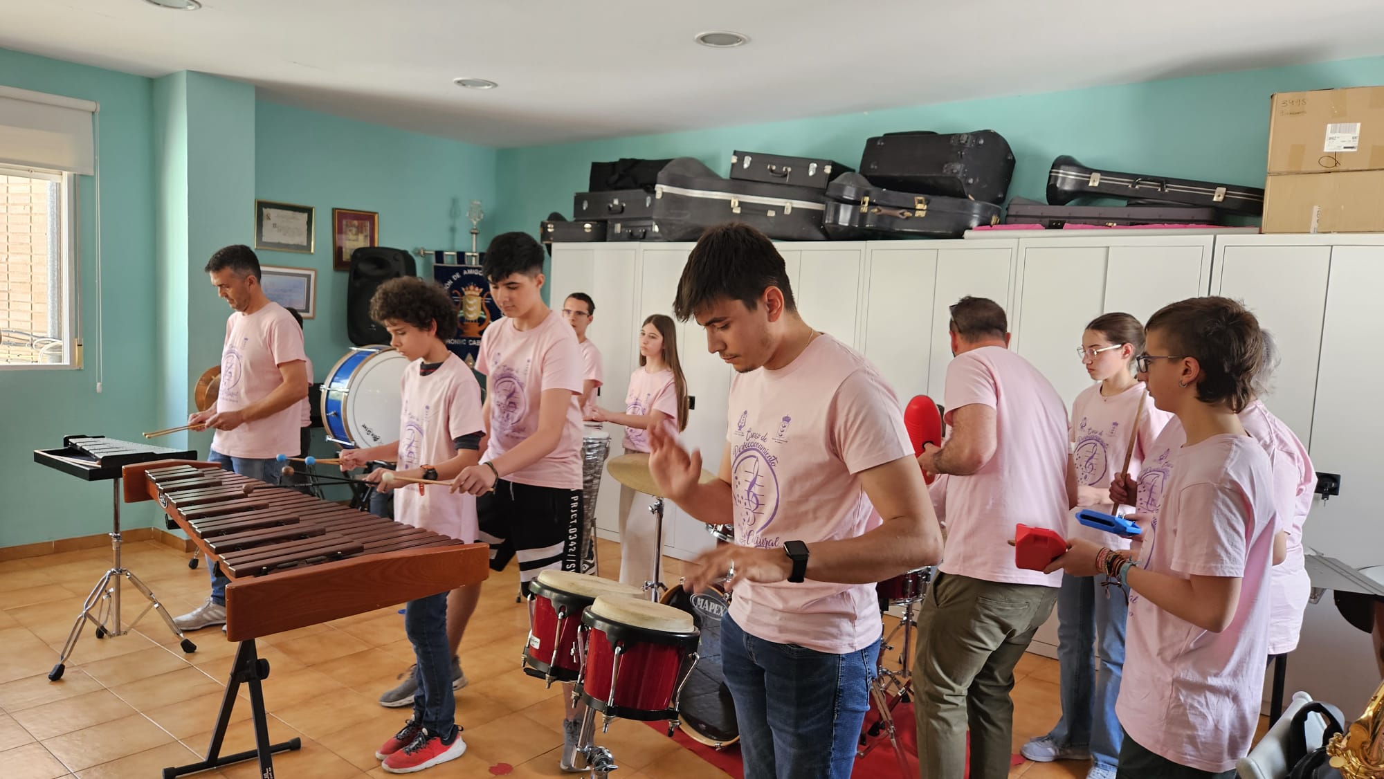 Audición de la clase de persusión