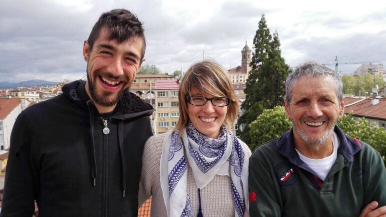 Rubén Castillejo, Naiara López de Munain y Txomin Uriarte