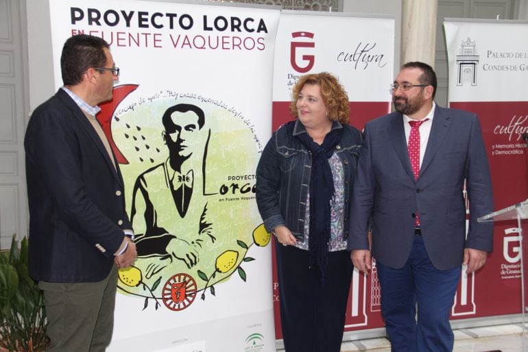 Presentación del Proyecto Lorca en Fuente Vaqueros en la Diputación Provincial de Granada