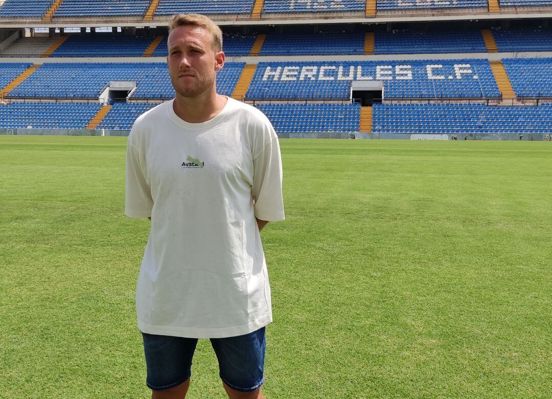 Isaac Aketxe, en el Rico Pérez