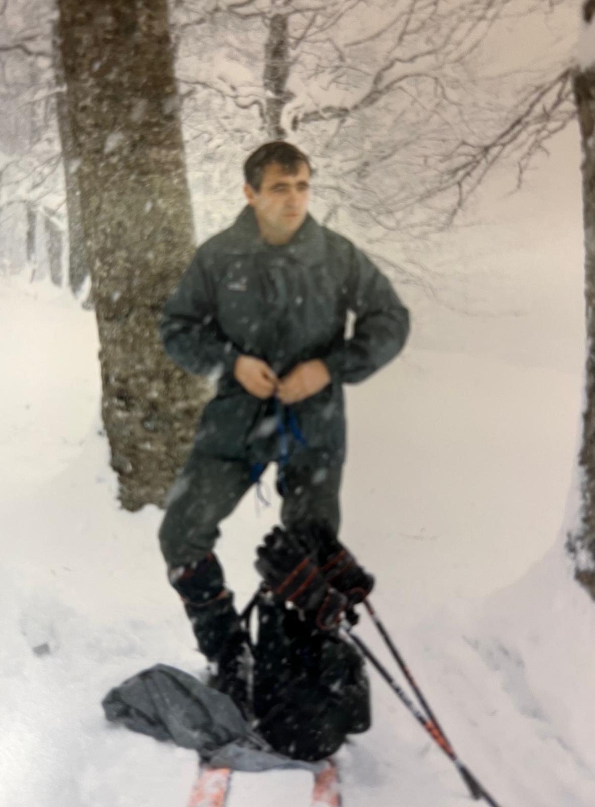 Adeliño, en su etapa de formación en montaña