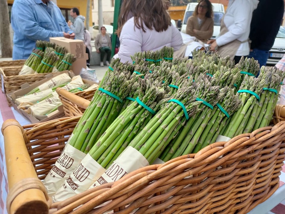 Los espárragos son el producto más típico de San Martín de la Vega