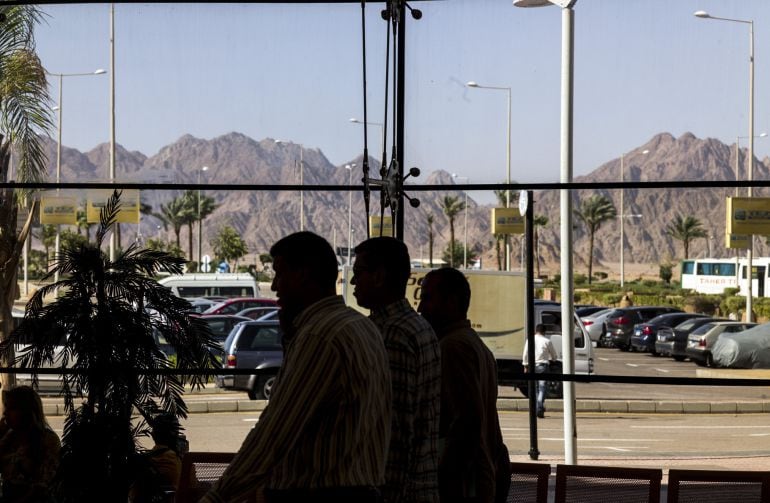 El aeropuerto de  Sharm El-Sheikh, en Egipto.