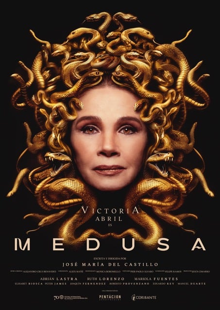 Cartel de la obra de teatro Medusa, protagonizada por Victoria Abril