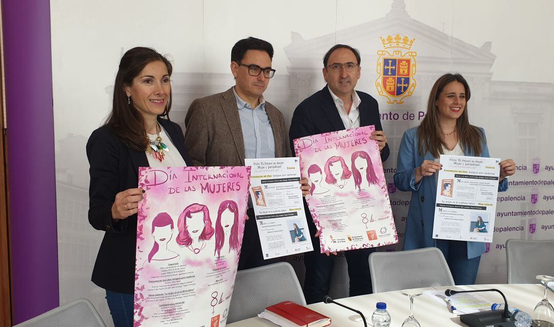 Presentación de la programación del Ayuntamiento de Palencia para el Día de la Mujer