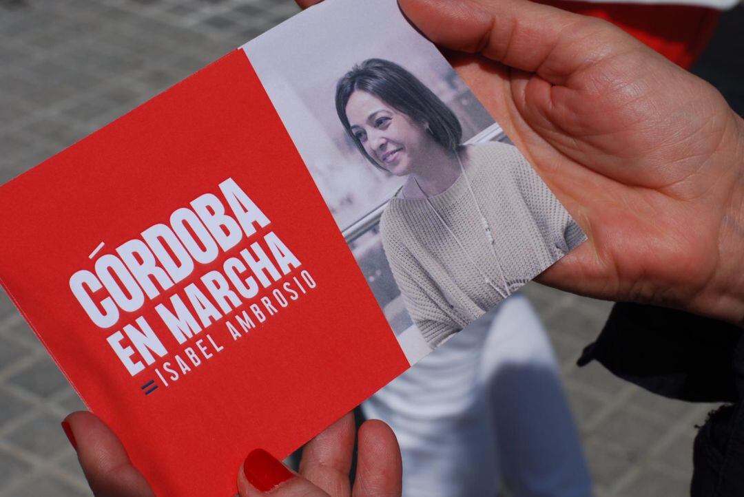 Promocional de la candidatura de Isabel Ambrosio