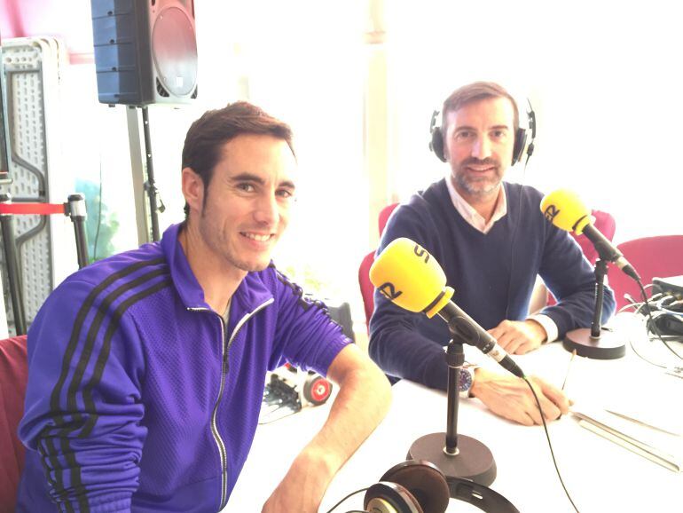 David Mainz junto a Pedro Vera en la Tertulia de Ser Deportivos