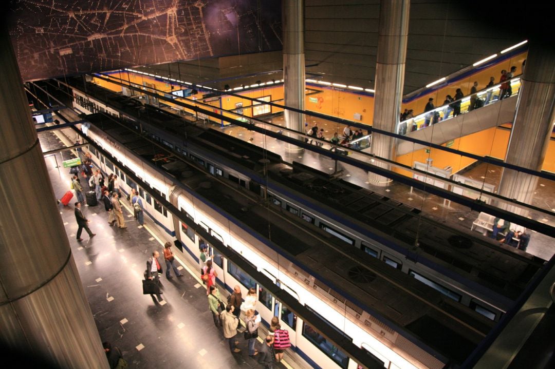 Estación de Metro en el aeropuerto de Barajas