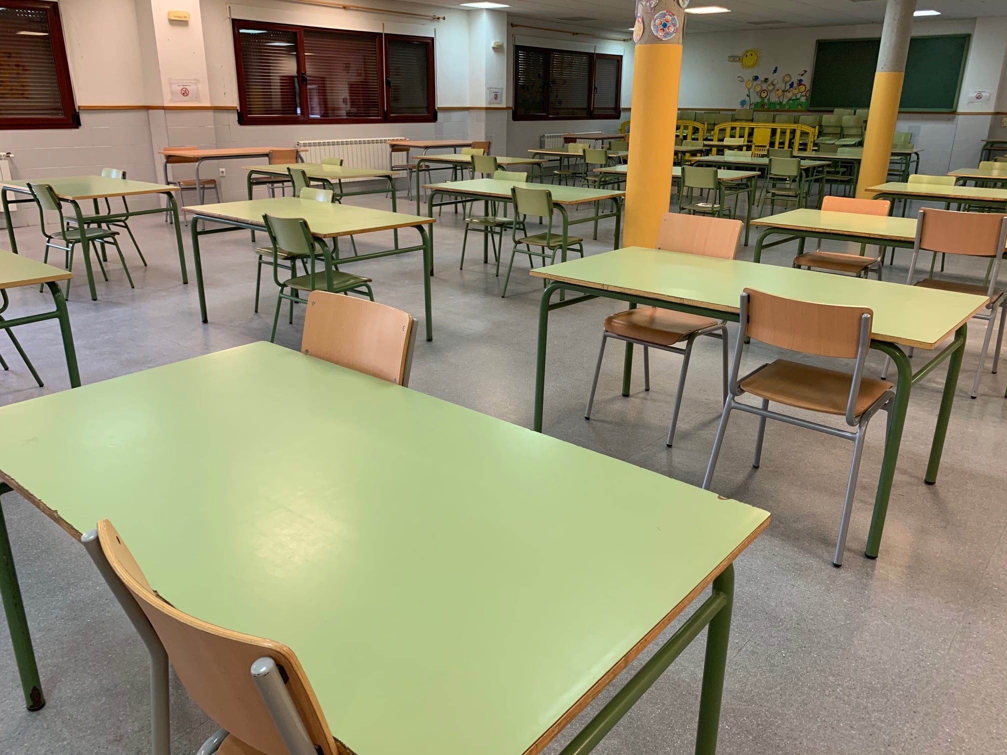 Comedor del colegio Cardenal Mendoza de Guadalajara