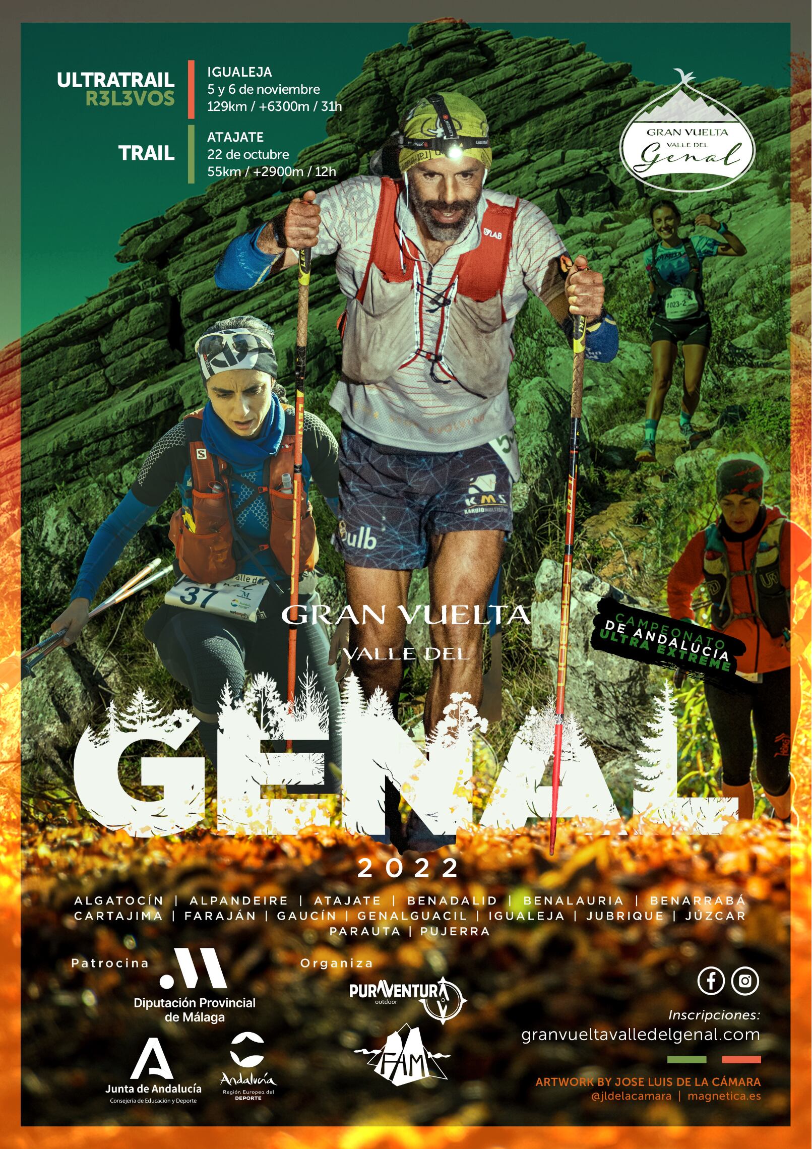 La Vuelta al Valle del Genal partirá desde Igualeja en las pruebas de ultratrail y relevos que se celebran este fin de semana