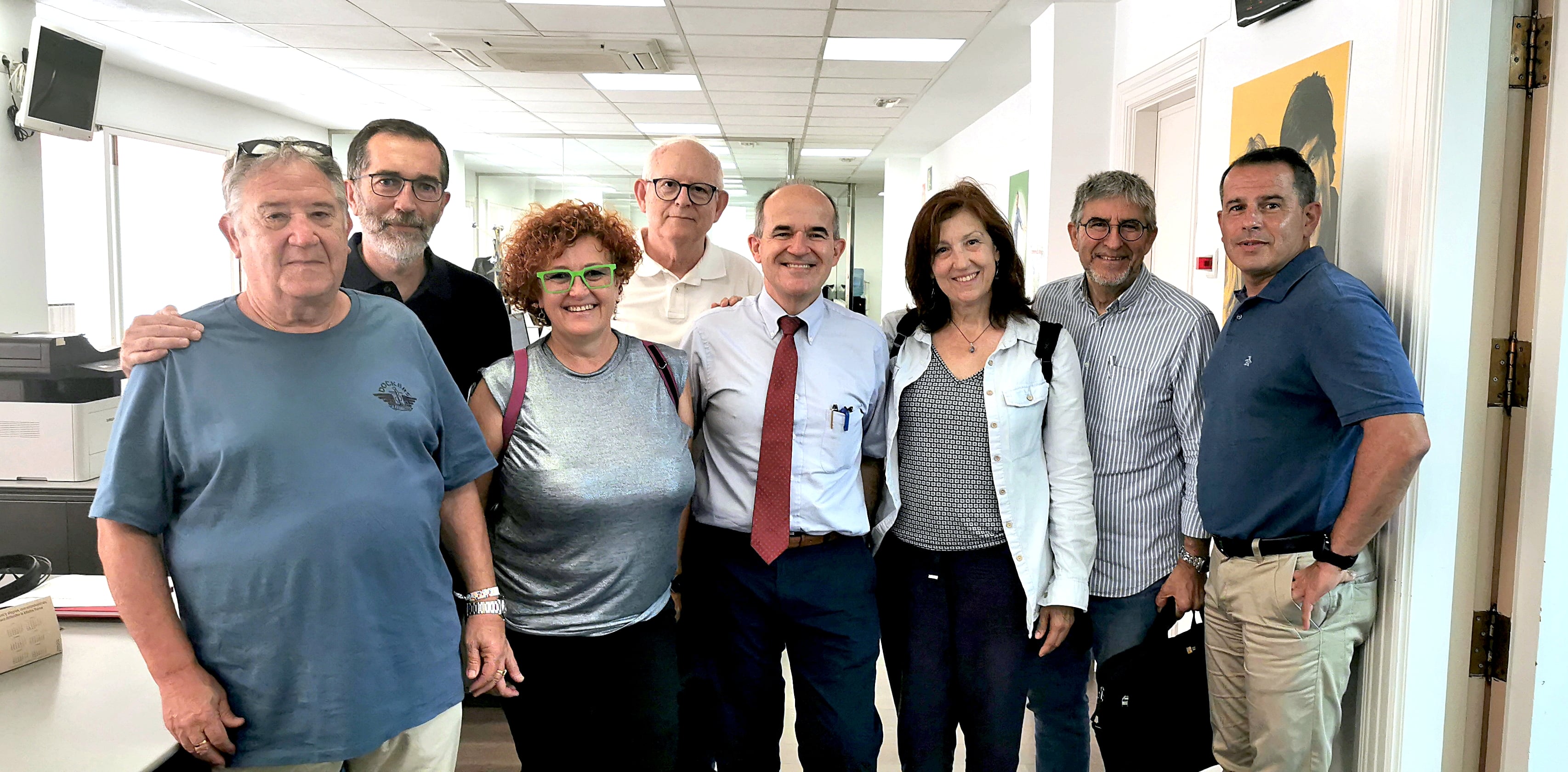 Equipo de coordinación de Trasplantes del Hospital General de Alicante Dr. Balmis y pacientes trasplantados